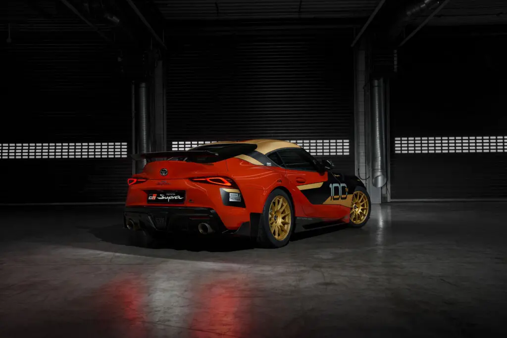 toyota gr supra gt4 100th edition tribute fanaticar 8