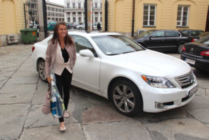 Angieszka Radwa?ska mit Lexus - Fanaticar