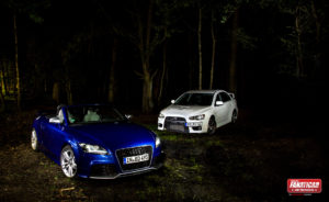 2013 Audi TTRS Roadster & Mitsubishi Lancer EVO X - Fanaticar