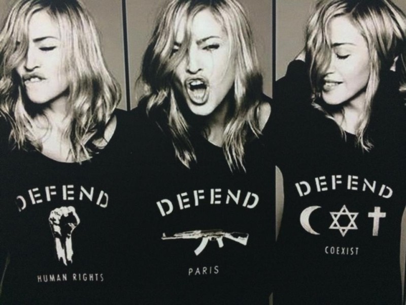 Madonna Defend Paris - Fanaticar Magazin
