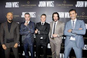 Common, Chad Stahelski, Sascha Moeri, Keanu Reeves, Daniel Bernhardt
