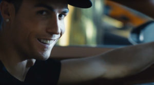 Christiano Ronaldo meets Bugatti Chiron
