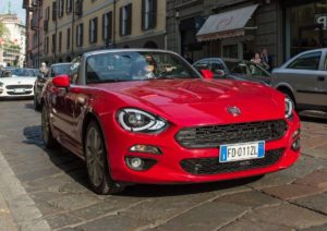 Fiat 124 Spider, Mailand