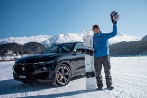 Jamie Borrow und der Maserati Levante