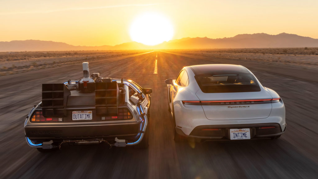 Porsche Taycan - DeLorean Back to the Future | Fanaticar Magazin