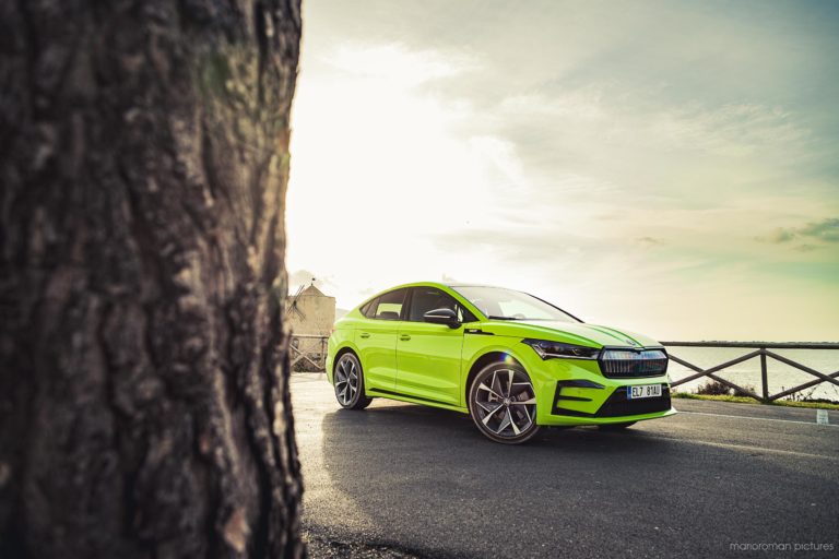 2022 Skoda Enyaq Coupe RS iV (mamba green) | MarioRoman Pictures