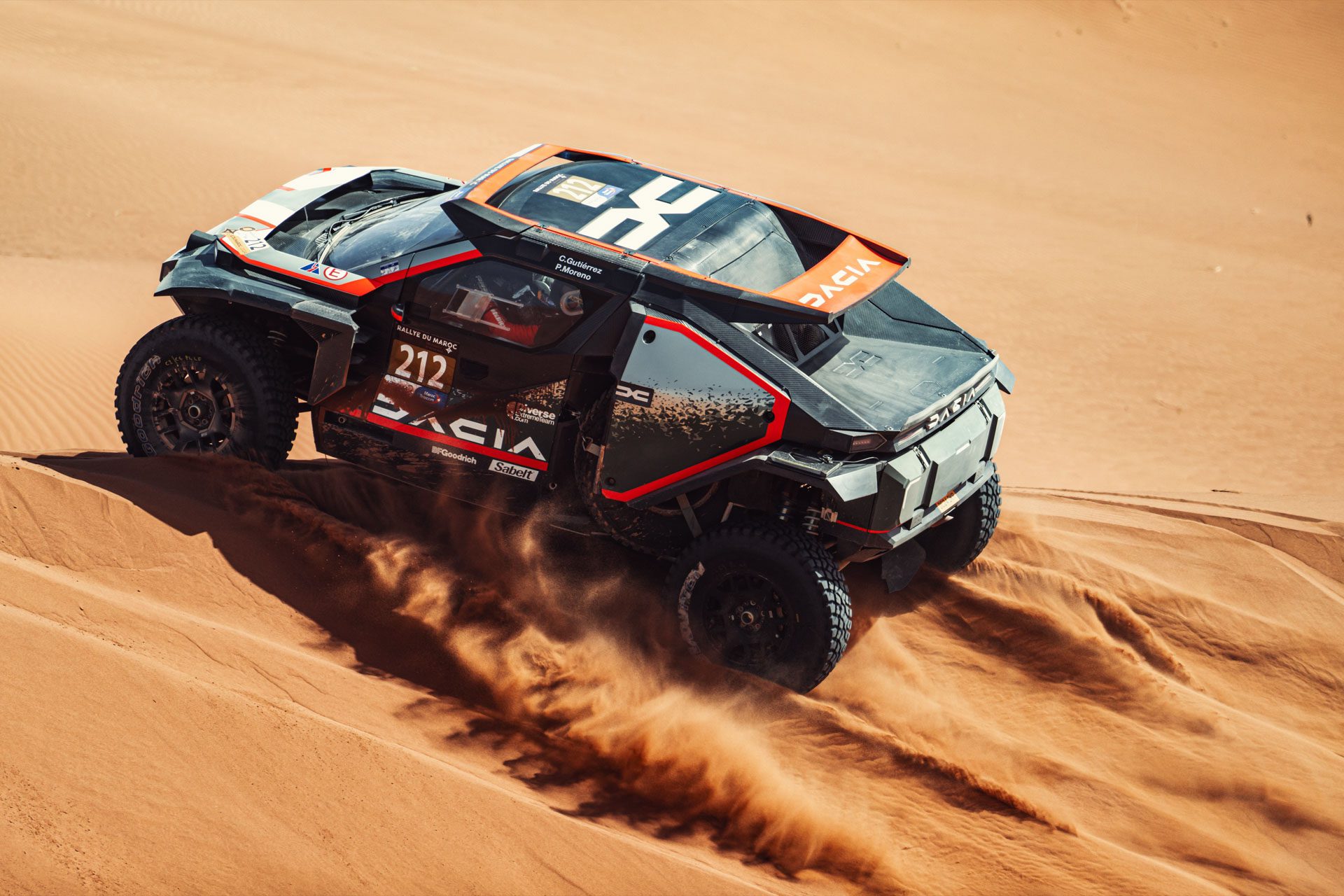 Dacia Sandrider debütiert bei Dakar 2025 Rallye